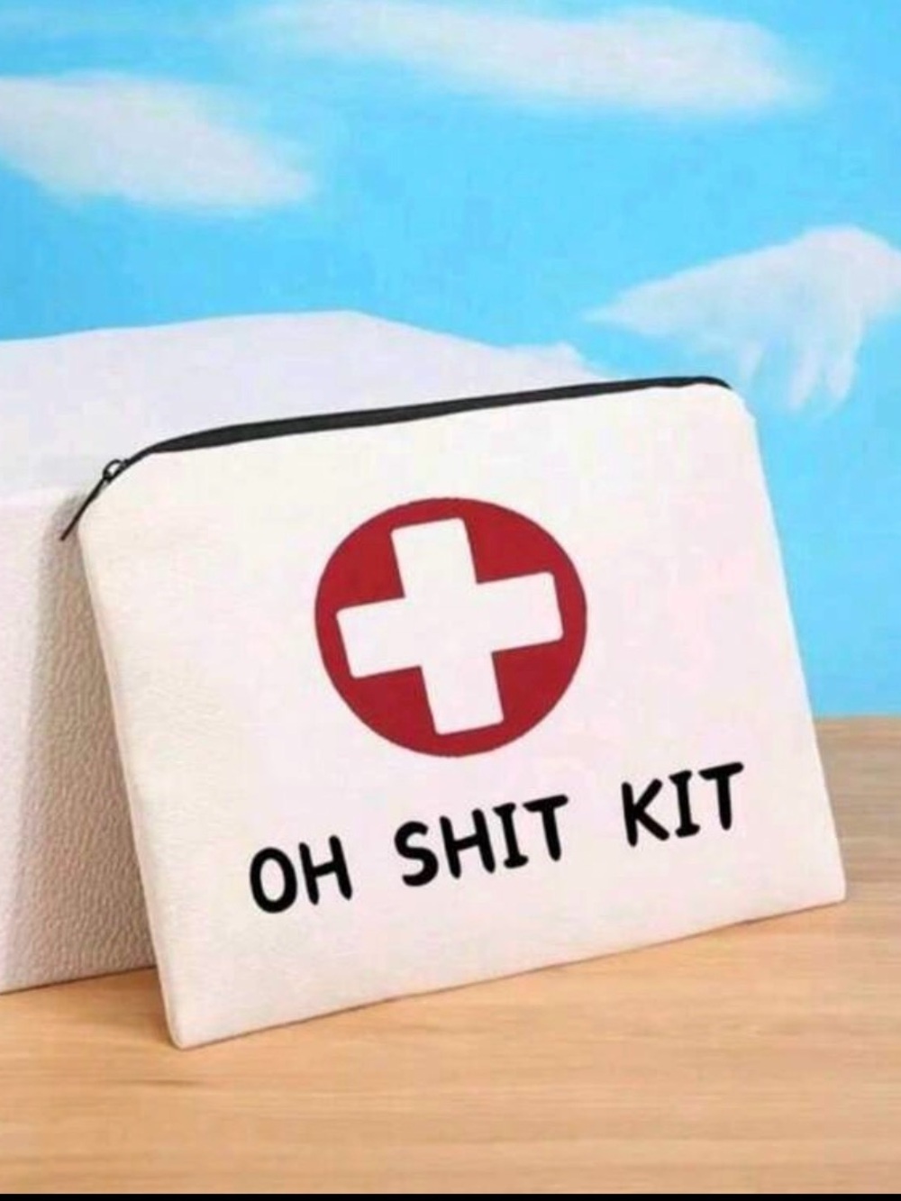 Canvas First Aid, Medicine or Cosmetic Bag,